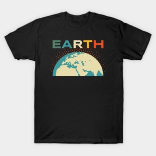 Planet Earth Retro T-Shirt